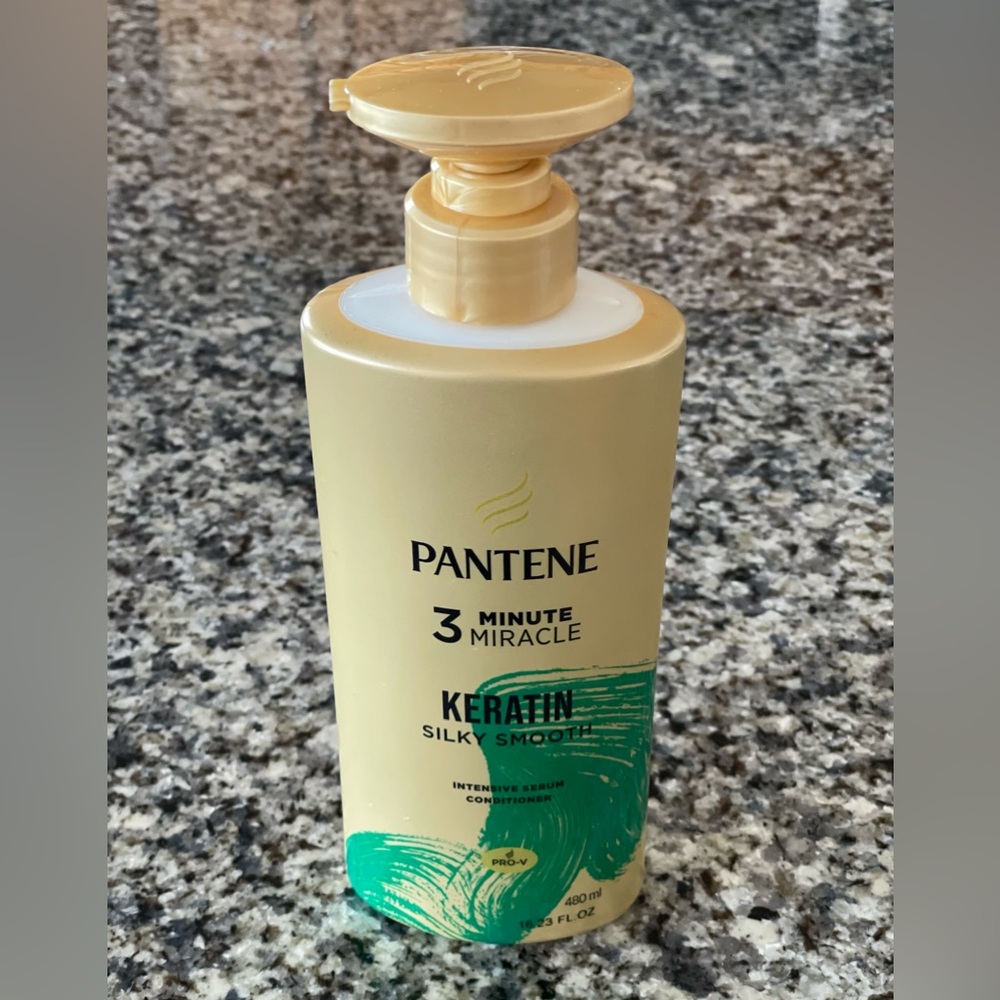 NEW Pantene 3 Minute Miracle Keratin Silky Smooth Intensive Serum Conditioner